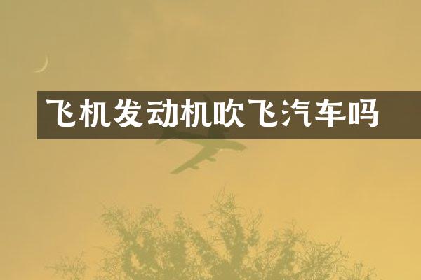 飞机发动机螚吹飞汽车吗