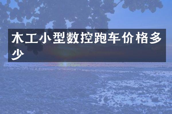 木工小型数控跑车价格多少