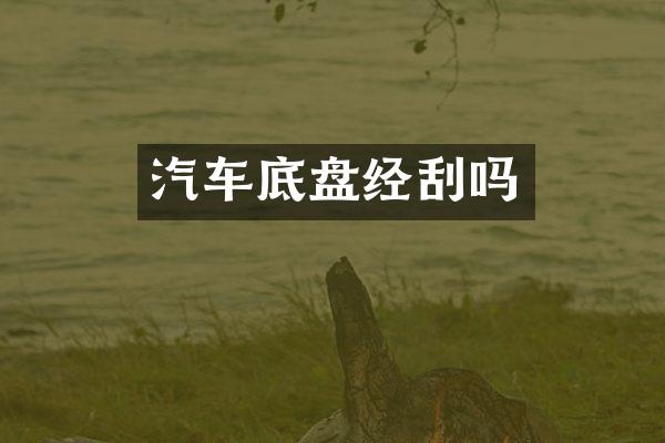 汽车底盘经刮吗
