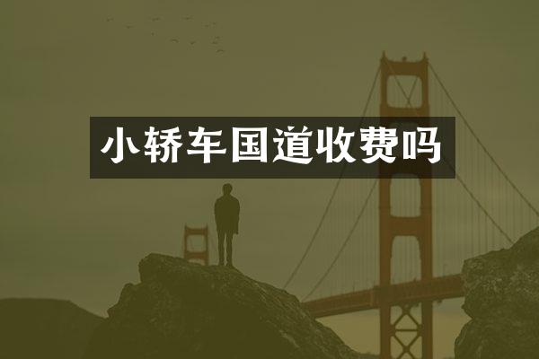 小轿车国道收费吗