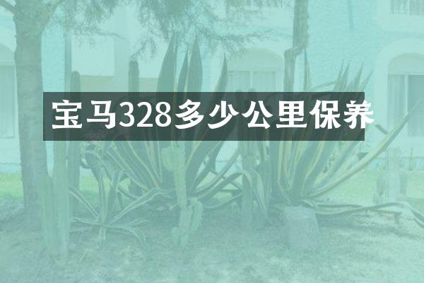 宝马328多少公里保养