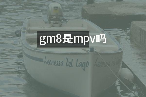gm8是mpv吗