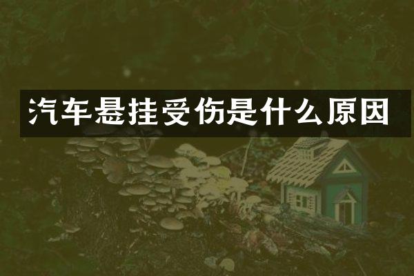 汽车悬挂受伤是什么原因