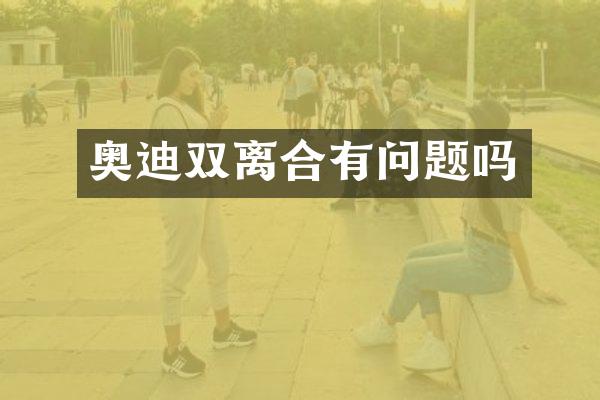 奥迪双离合有问题吗