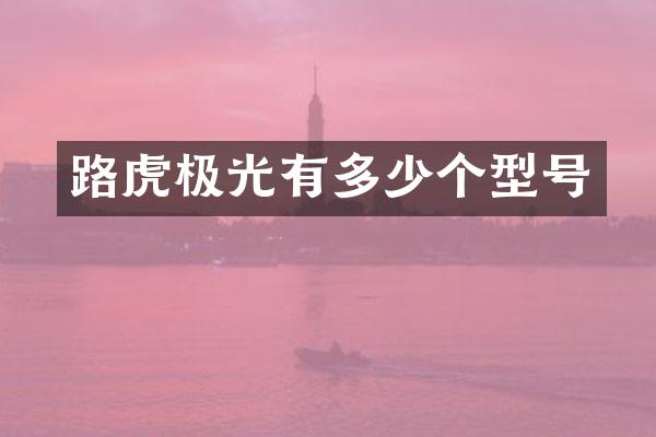 路虎极光有多少个型号