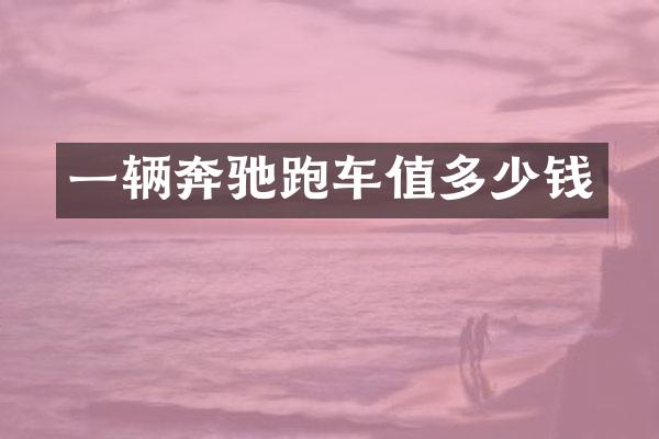 一辆奔驰跑车值多少钱