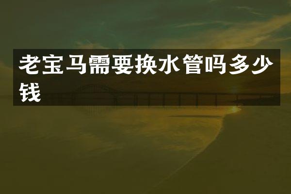 老宝马需要换水管吗多少钱