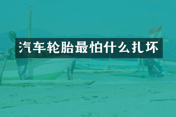 汽车轮胎最怕什么扎坏