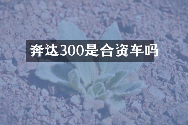 奔达300是合资车吗
