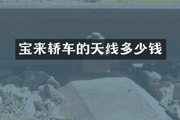 宝来轿车的天线多少钱