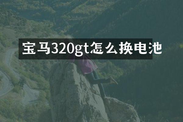 宝马320gt怎么换电池