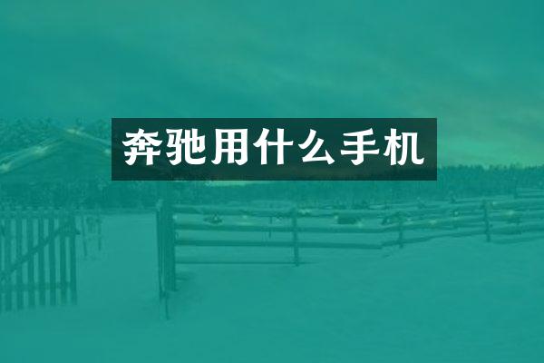 奔驰用什么手机