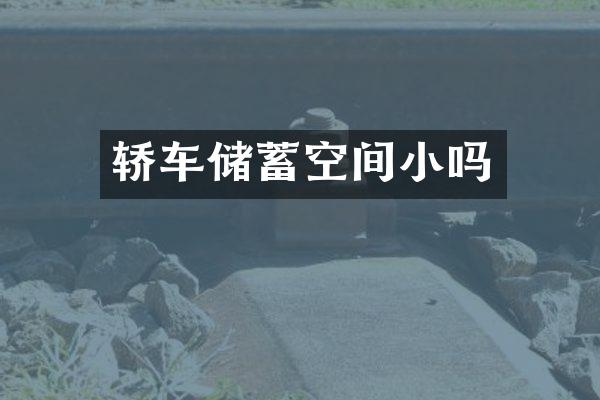 轿车储蓄空间小吗
