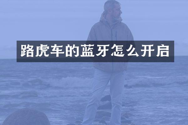 路虎车的蓝牙怎么开启