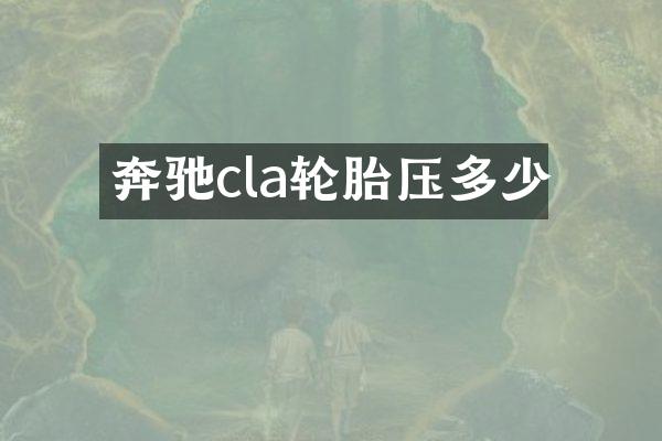 奔驰cla轮胎压多少