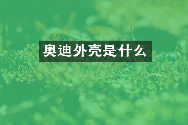 奥迪外壳是什么