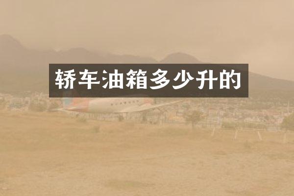 轿车油箱多少升的
