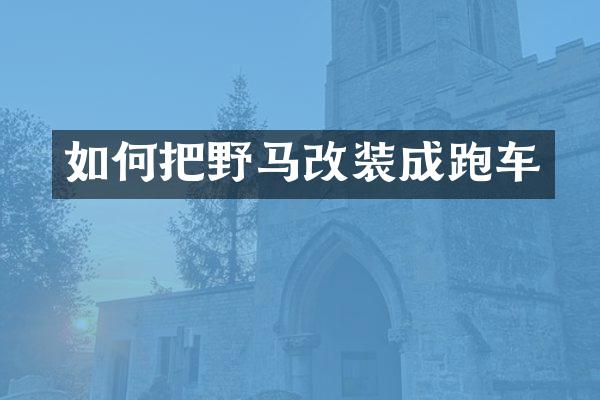 如何把野马改装成跑车