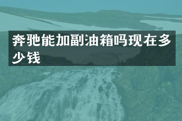 奔驰能加副油箱吗现在多少钱