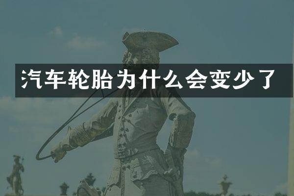 汽车轮胎为什么会变少了