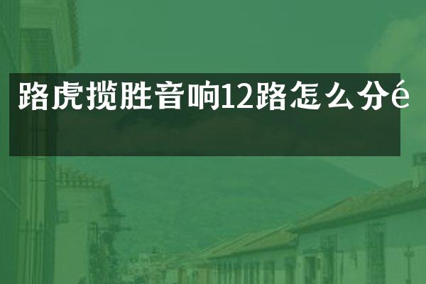 路虎揽胜音响12路怎么分配