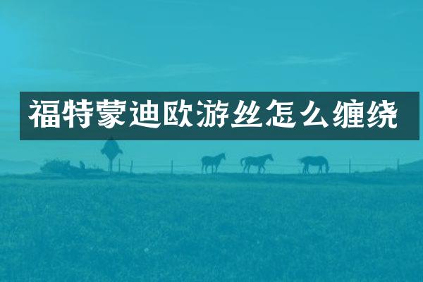福特蒙迪欧游丝怎么缠绕