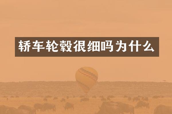 轿车轮毂很细吗为什么