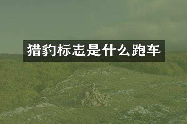 猎豹标志是什么跑车