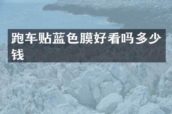跑车贴蓝色膜好看吗多少钱