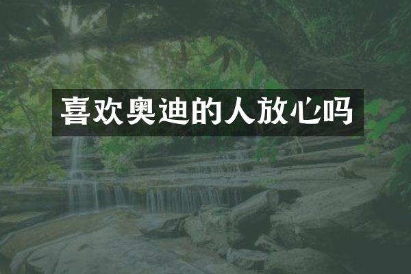 喜欢奥迪的人放心吗