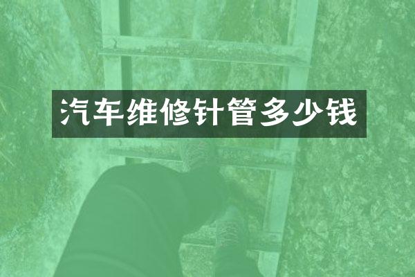 汽车维修针管多少钱