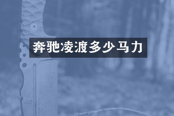 奔驰凌渡多少马力