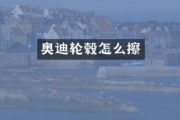 奥迪轮毂怎么擦