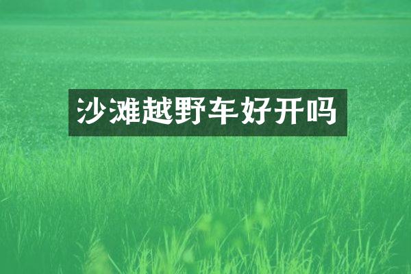 沙滩越野车好开吗