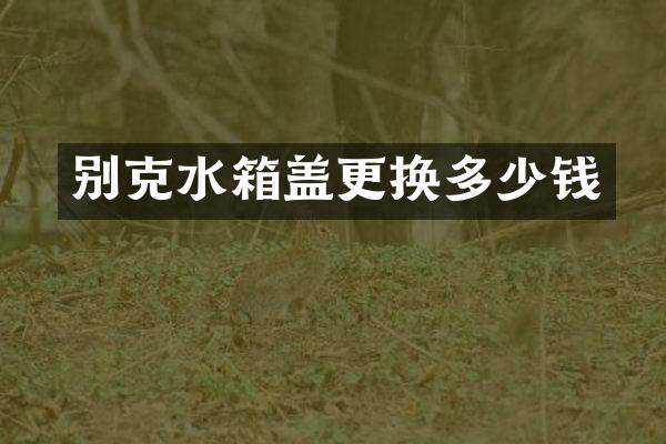 别克水箱盖更换多少钱