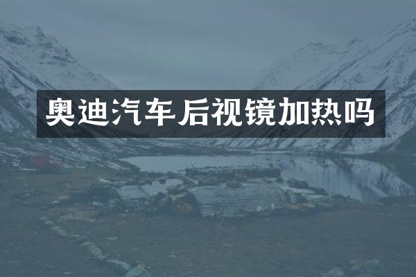 奥迪汽车后视镜加热吗