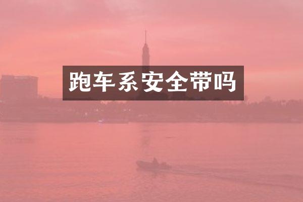 跑车系安全带吗