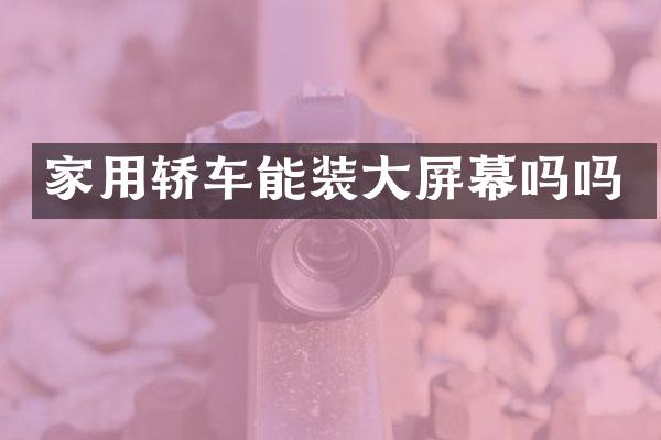 家用轿车能装大屏幕吗吗