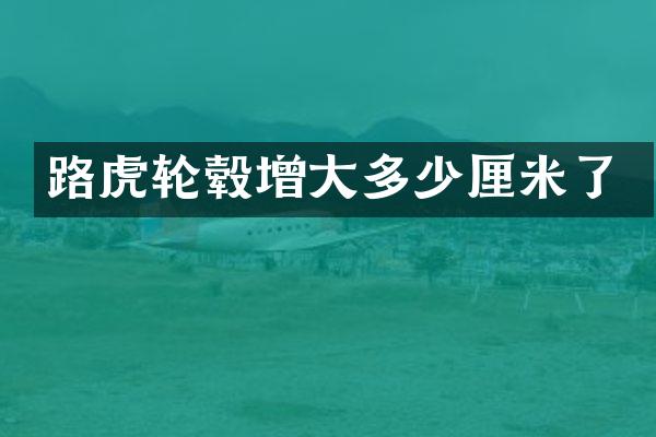 路虎轮毂增大多少厘米了