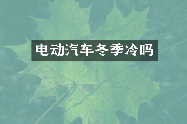 电动汽车冬季冷吗