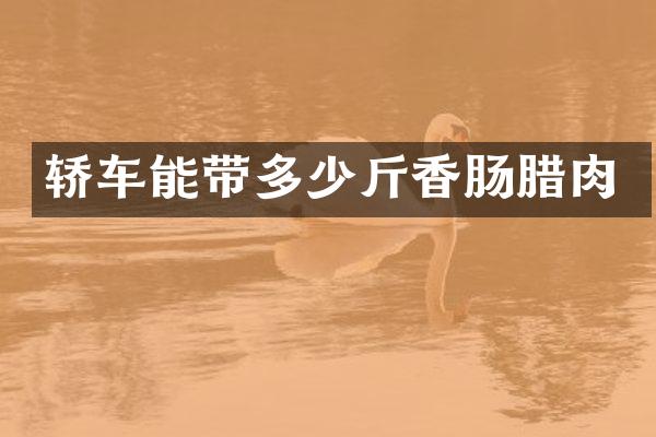 轿车能带多少斤香肠腊肉