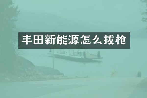 丰田新能源怎么拔枪