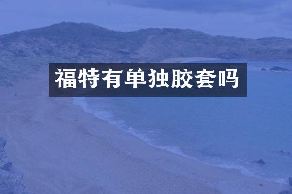 福特有单独胶套吗