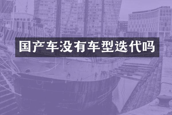 国产车没有车型迭代吗
