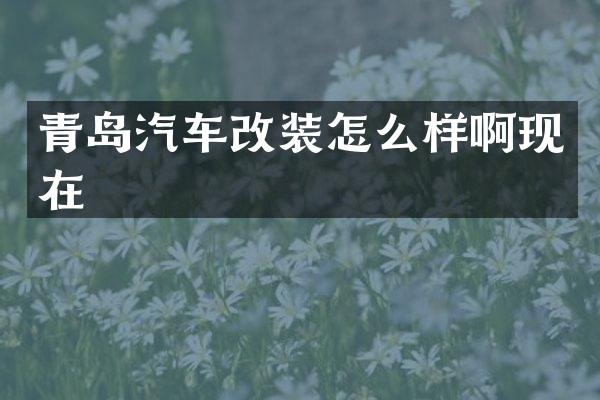 青岛汽车改装怎么样啊现在