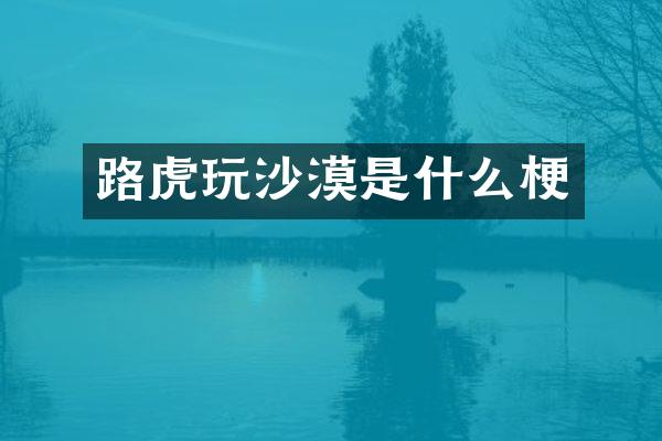 路虎玩沙漠是什么梗