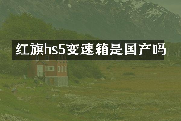 红旗hs5变速箱是国产吗