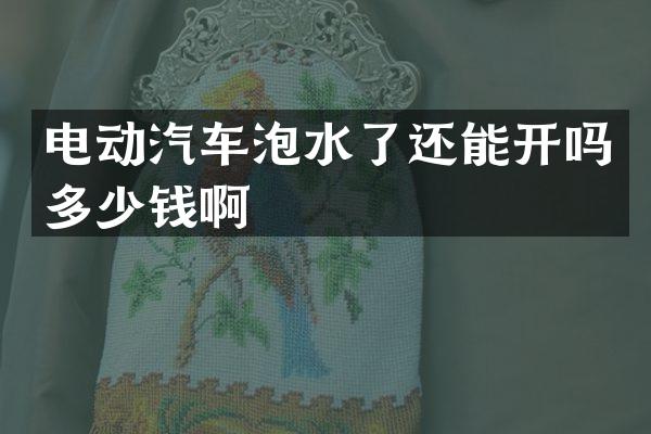 电动汽车泡水了还能开吗多少钱啊