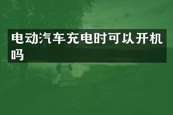 电动汽车充电时可以开机吗
