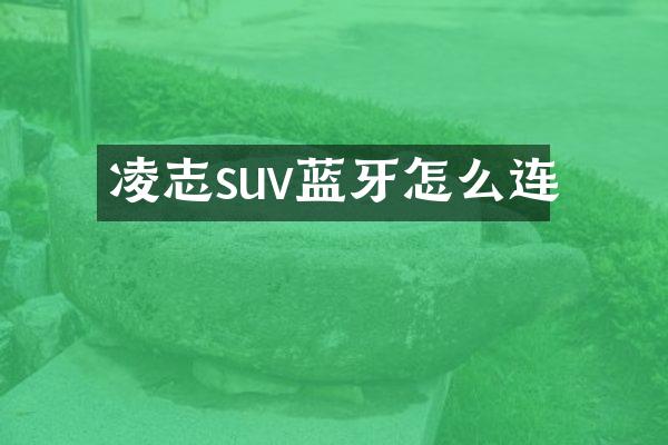 凌志suv蓝牙怎么连